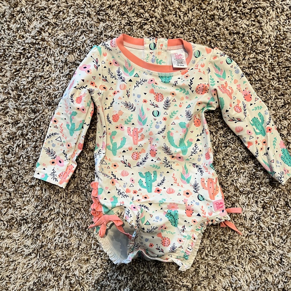 Girls rufflebutts swimsuit
